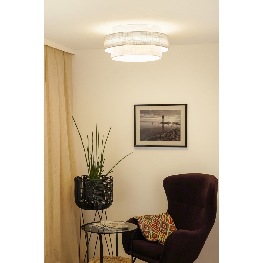 Brilagi - Loftlampe DOVER SPACE LED/12W/230V diameter 50 cm 3000K/4000K/6400K grå/cremefarvet