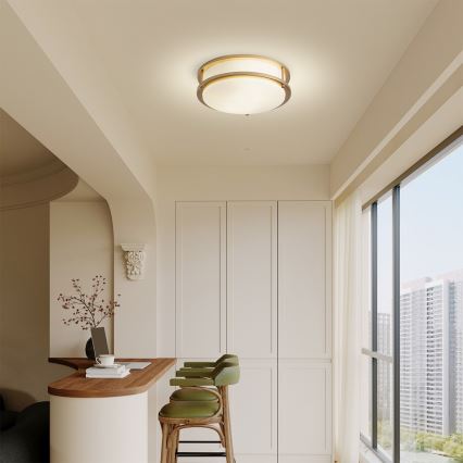 Brilagi - Loftlampe ELARO 2xE27/40W/230V Ø 26 cm guld