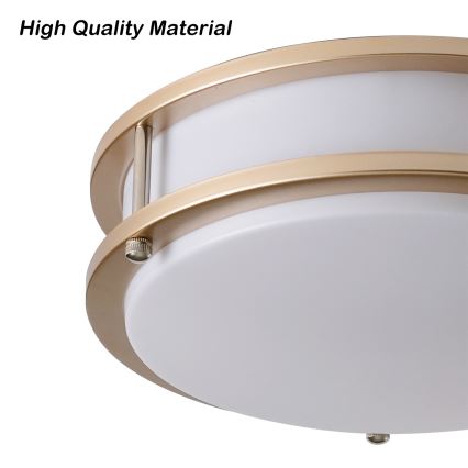 Brilagi - Loftlampe ELARO 2xE27/40W/230V Ø 26 cm guld