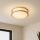 Brilagi - Loftlampe ELARO 2xE27/40W/230V Ø 26 cm med trælook