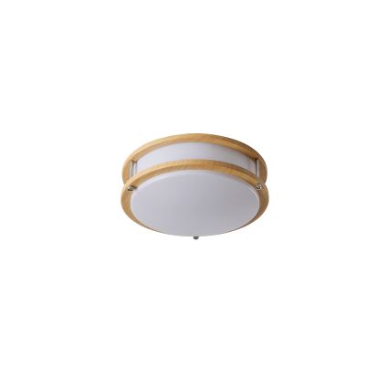Brilagi - Loftlampe ELARO 2xE27/40W/230V Ø 26 cm med trælook