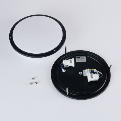 Brilagi - Loftlampe ELARO 2xE27/40W/230V Ø 26 cm sort
