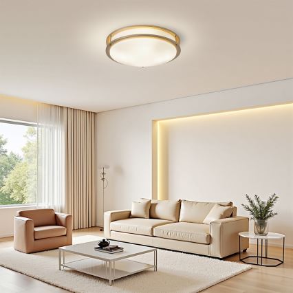 Brilagi - Loftlampe ELARO 4xE27/40W/230V Ø 41 cm guld