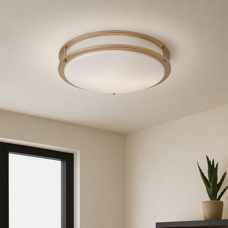 Brilagi - Loftlampe ELARO 4xE27/40W/230V Ø 41 cm guld