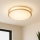 Brilagi - Loftlampe ELARO 4xE27/40W/230V Ø 41 cm i trælook