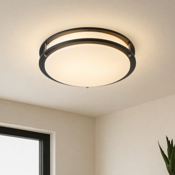 Brilagi - Loftlampe ELARO 4xE27/40W/230V Ø 41 cm sort