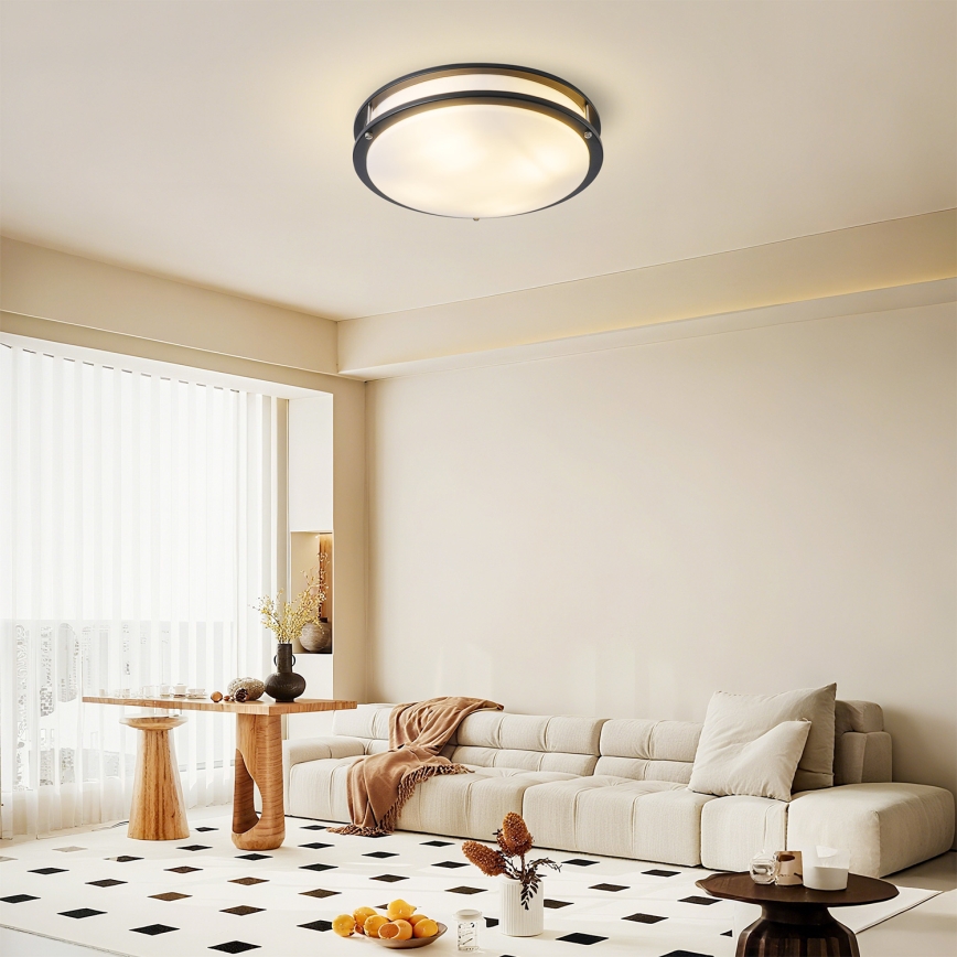 Brilagi - Loftlampe ELARO 4xE27/40W/230V Ø 41 cm sort