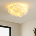 Brilagi - Loftlampe FEATHER 3xE27/40W/230V Ø 40 cm hvid
