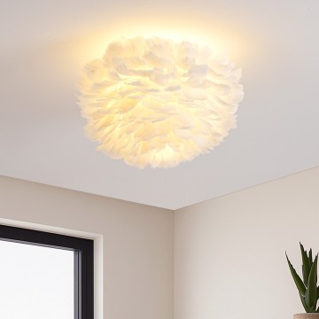 Brilagi - Loftlampe FEATHER 3xE27/40W/230V Ø 40 cm hvid