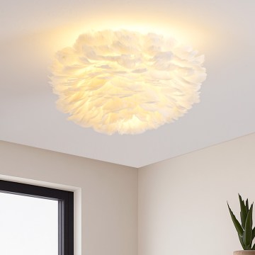 Brilagi - Loftlampe FEATHER 3xE27/40W/230V Ø 50 cm hvid