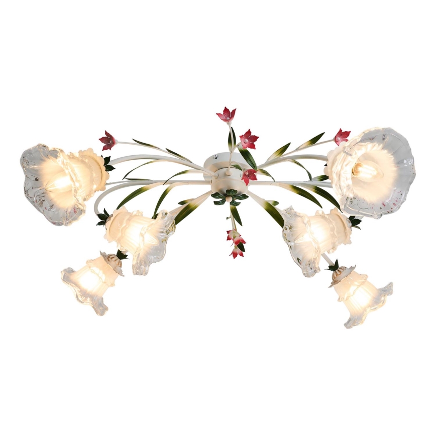 Brilagi - Loftlampe FLORA 6xE14/60W/230V