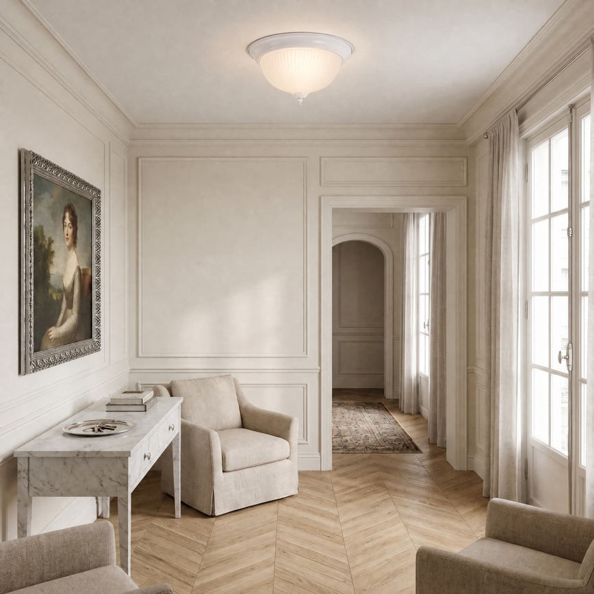 BRILAGI - loftlampe FRESCO 2x E27/40W/230V Ø 28 cm, hvid