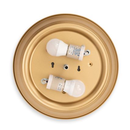 BRILAGI - Loftlampe FRESCO 2xE27/40W/230V Ø 28 cm guld