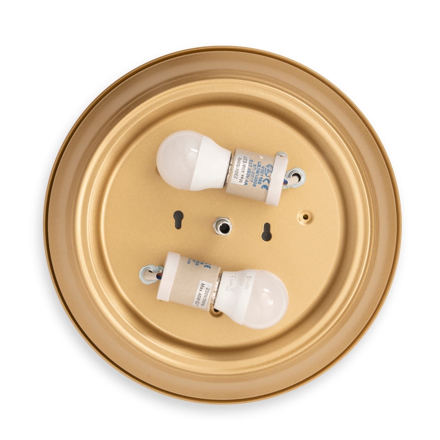 BRILAGI - Loftlampe FRESCO 2xE27/40W/230V Ø 28 cm guld