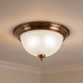 BRILAGI - Loftlampe FRESCO 2xE27/40W/230V Ø 28 cm kobber