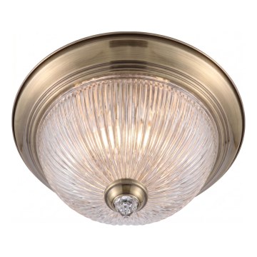 Brilagi - Loftlampe FRESCO 2xE27/40W/230V Ø 28 cm messing