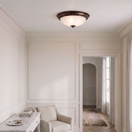 Brilagi - Loftlampe FRESCO 2xE27/40W/230V Ø 30 cm kobber