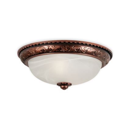 Brilagi - Loftlampe FRESCO 2xE27/40W/230V Ø 30 cm kobber