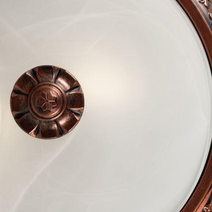Brilagi - Loftlampe FRESCO 2xE27/40W/230V Ø 30 cm kobber