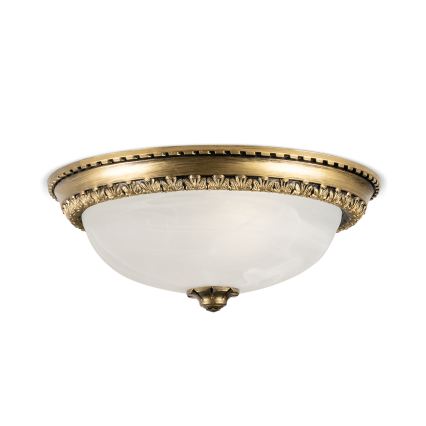 BRILAGI - Loftlampe FRESCO, 2xE27/40W/230V, Ø 30 cm, messing