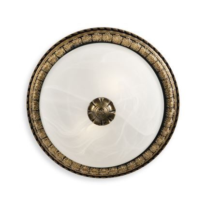 BRILAGI - Loftlampe FRESCO, 2xE27/40W/230V, Ø 30 cm, messing