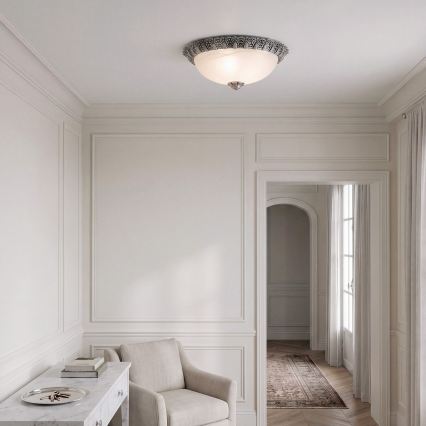Brilagi - Loftlampe FRESCO 2xE27/40W/230V Ø 30 cm sølv
