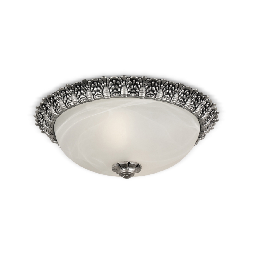 Brilagi - Loftlampe FRESCO 2xE27/40W/230V Ø 30 cm sølv
