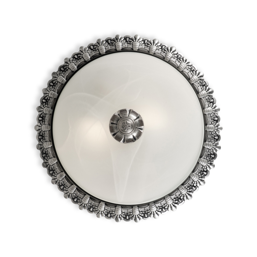 Brilagi - Loftlampe FRESCO 2xE27/40W/230V Ø 30 cm sølv
