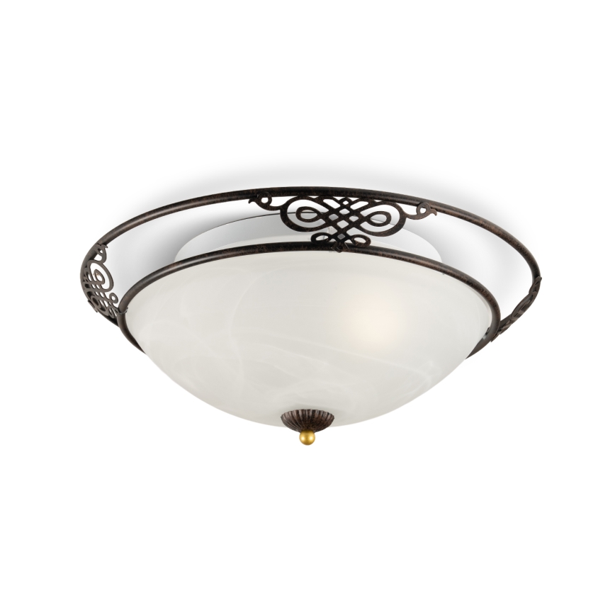 BRILAGI - Loftlampe FRESCO 2xE27/40W/230V Ø 43 cm brun
