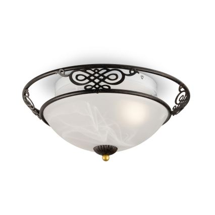 BRILAGI - Loftlampe FRESCO 3xE27/40W/230V Ø 48 cm brun