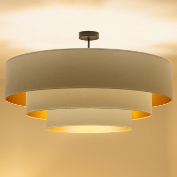 Brilagi - Loftlampe LUNETA 3x E27/60W/230V Ø 80 cm creme/guld