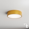 Brilagi - Loftlampe med sensor CLARE 2xE27/40W/230V diameter 30 cm guldfarvet