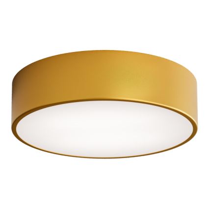 Brilagi - Loftlampe med sensor CLARE 2xE27/40W/230V diameter 30 cm guldfarvet