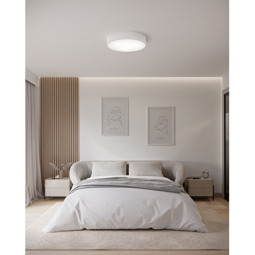 Brilagi - Loftlampe med sensor CLARE 3xE27/40W/230V diameter 40 cm hvid