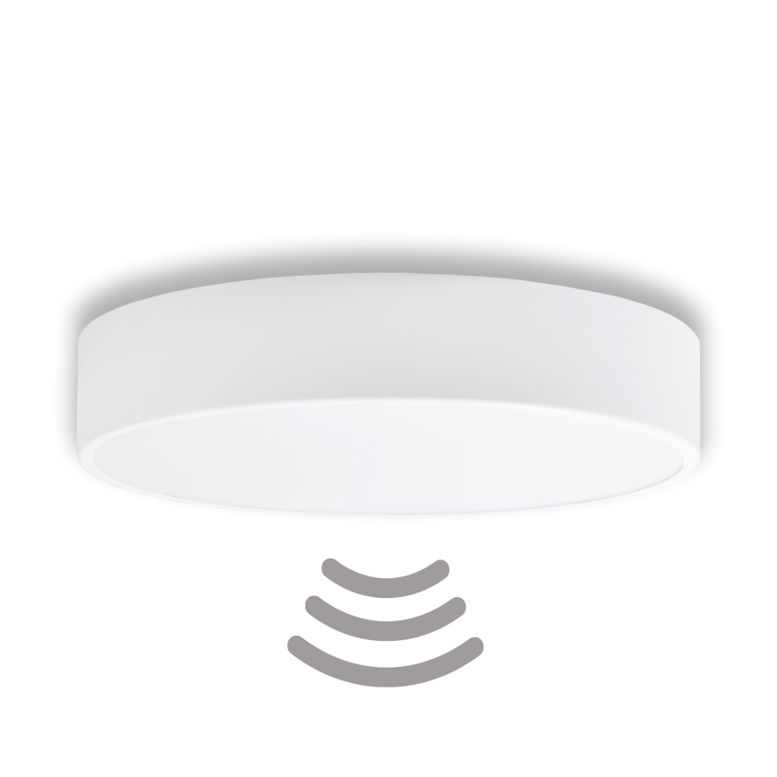 Brilagi - Loftlampe med sensor CLARE 3xE27/40W/230V diameter 40 cm hvid