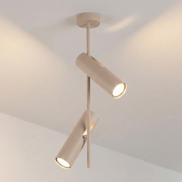 Brilagi - Loftlampe med stang BRANCH 2xGU10/30W/230V beige