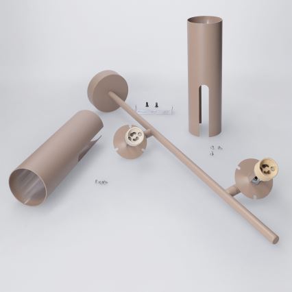 Brilagi - Loftlampe med stang BRANCH 2xGU10/30W/230V beige