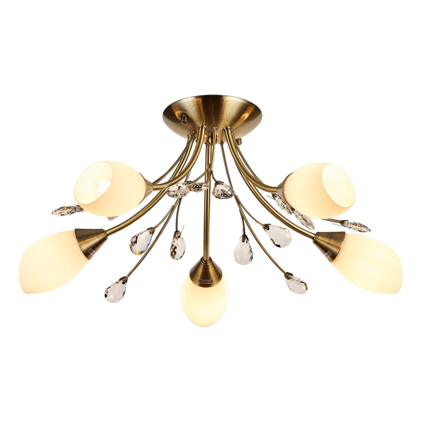 Brilagi - Loftlampe MEGAPOLIS 5xE14/60W/230V messing