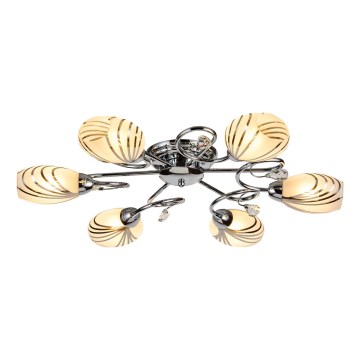 Brilagi - Loftlampe MEGAPOLIS 6xE14/60W/230V skinnende krom