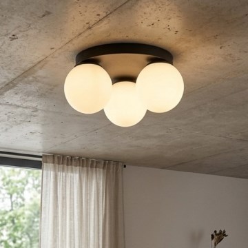 Brilagi - Loftlampe MILO 3xE27/60W/230V Ø 35 cm sort