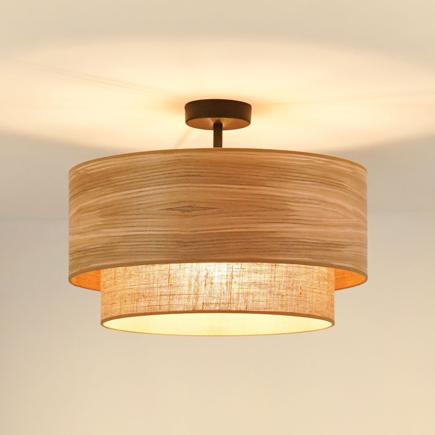 Brilagi - Loftlampe MONTANA BOHO 1xE27/15W/230V diameter 45 cm brun
