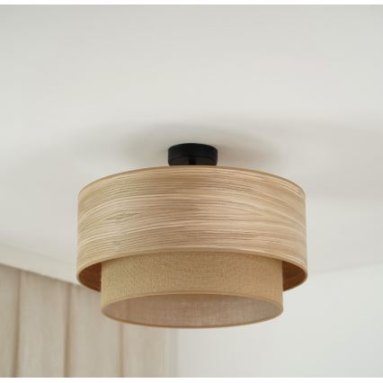 Brilagi - Loftlampe MONTANA BOHO 1xE27/15W/230V diameter 45 cm brun