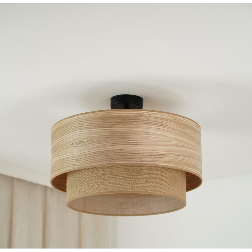 Brilagi - Loftlampe MONTANA BOHO 1xE27/15W/230V diameter 45 cm brun