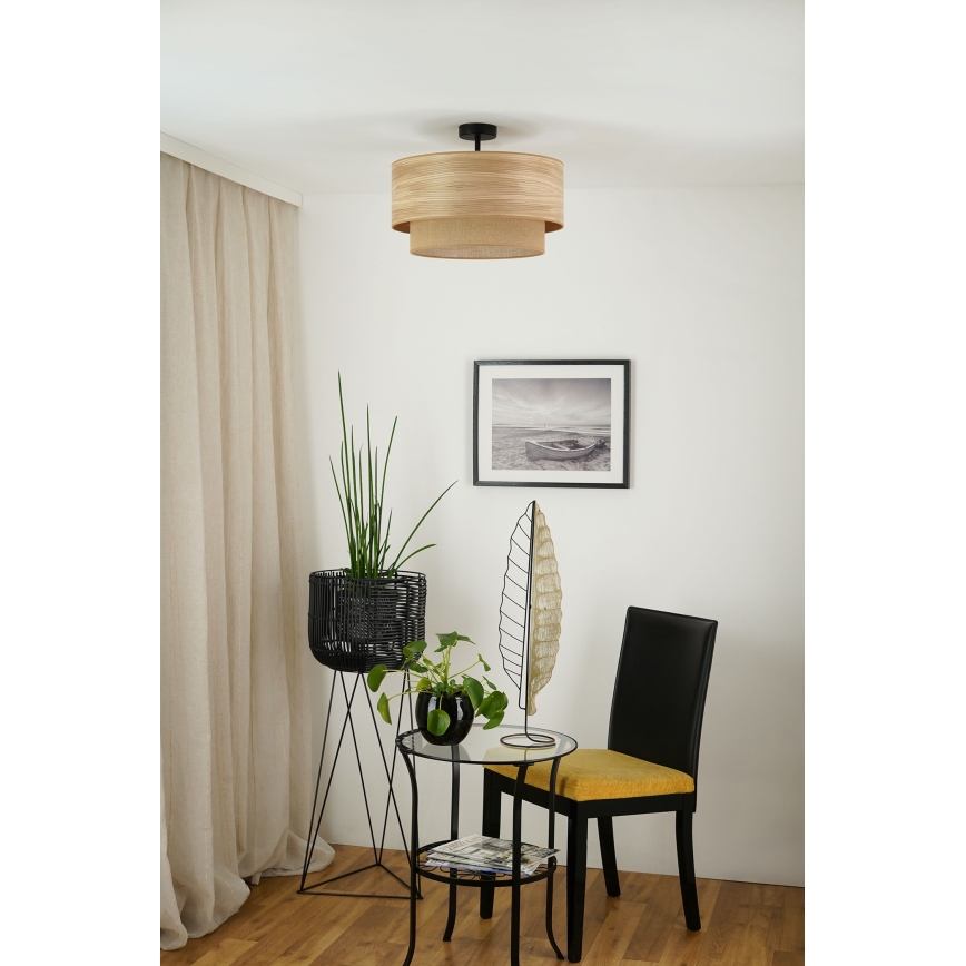 Brilagi - Loftlampe MONTANA BOHO 1xE27/15W/230V diameter 45 cm brun