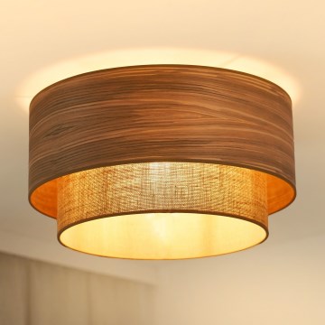 Brilagi - Loftlampe MONTANA BOHO 1xE27/15W/230V diameter 45 cm brun