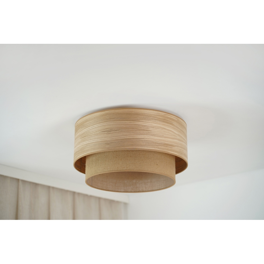 Brilagi - Loftlampe MONTANA BOHO 1xE27/15W/230V diameter 45 cm brun
