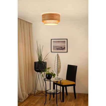 Brilagi - Loftlampe MONTANA BOHO 1xE27/15W/230V diameter 45 cm brun