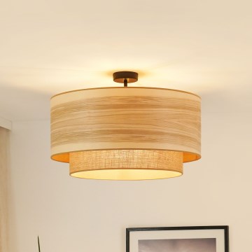 Brilagi - Loftlampe MONTANA BOHO 1xE27/15W/230V diameter 60 cm brun