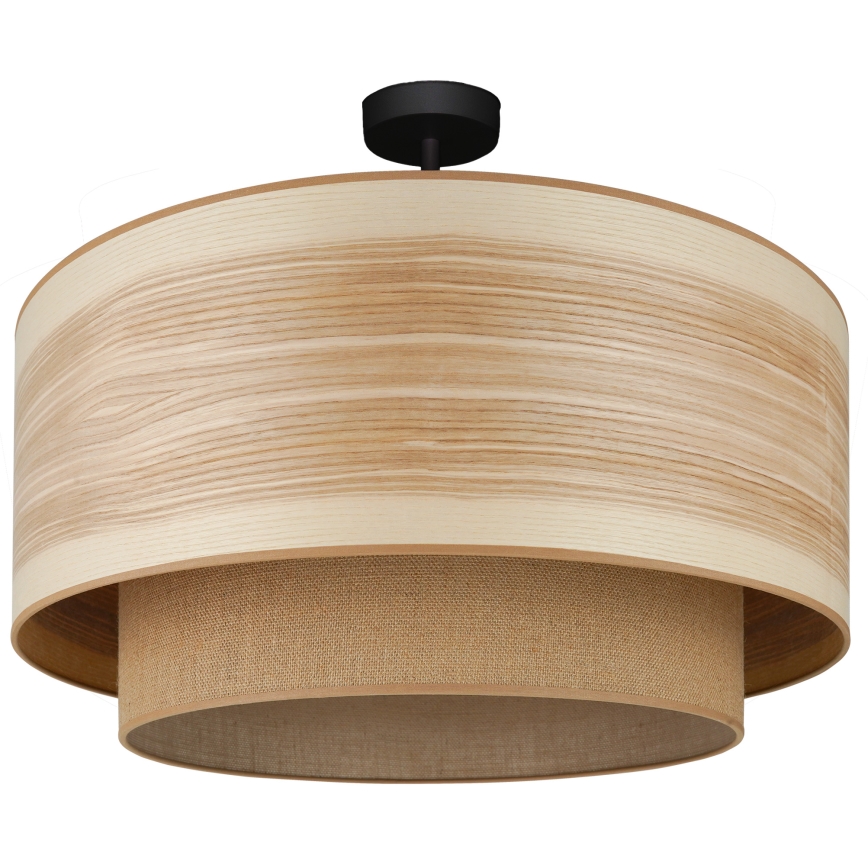 Brilagi - Loftlampe MONTANA BOHO 1xE27/15W/230V diameter 60 cm brun