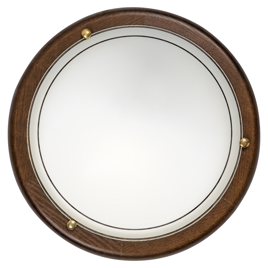 Brilagi - Loftlampe ORBIS 1xE27/60W/230V Ø 30 cm, fyrretræ